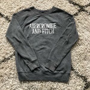 Abercrombie & Fitch Gray Crewneck
